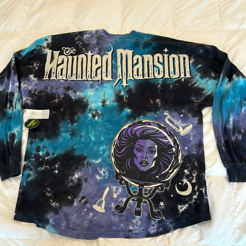 NWT L Disney Haunted Mansion tie-dye Spirit Jersey
